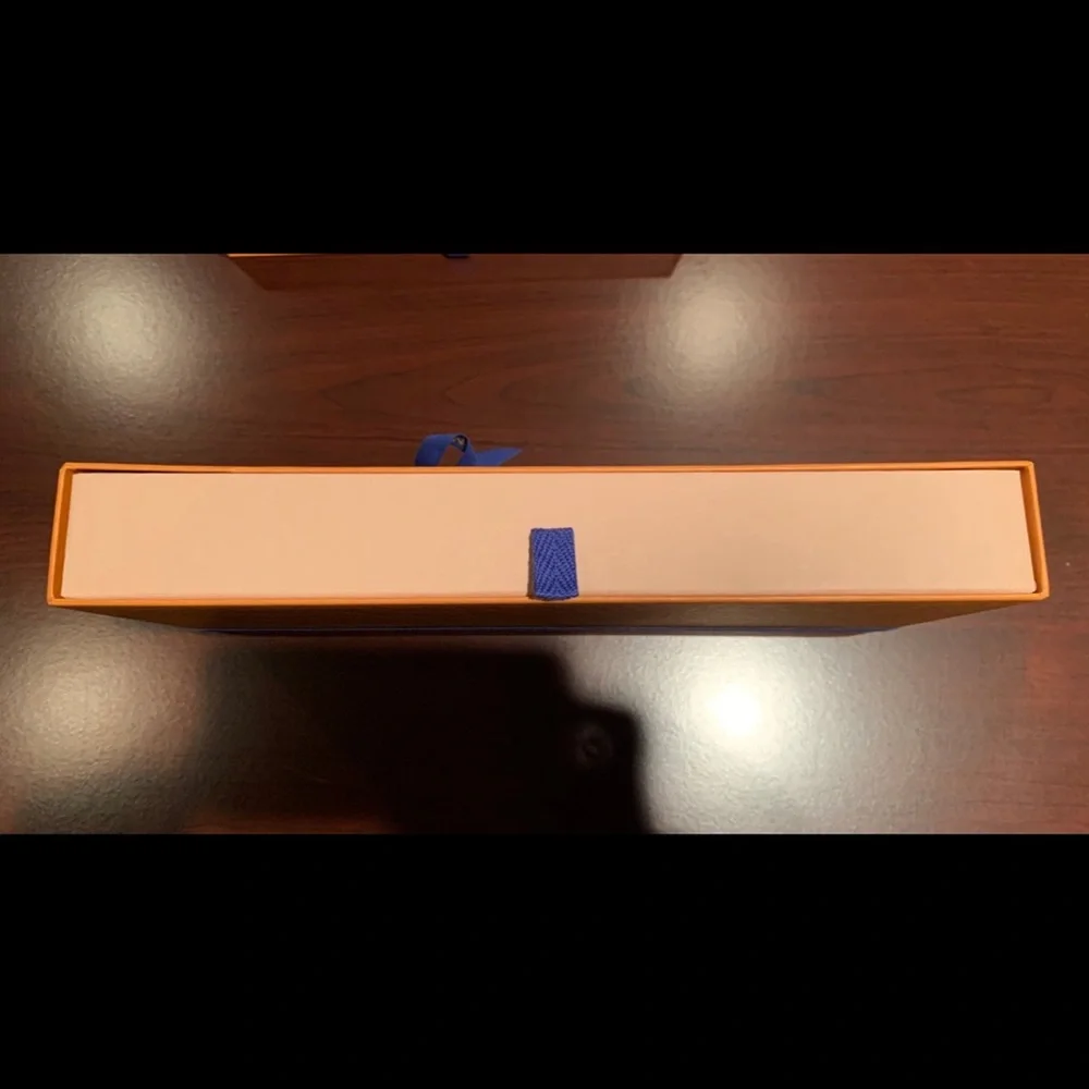 Authentic Louis Vuitton Empty Drawer Storage Gift Box Ribbon 11.5”x6.5”x1.6”